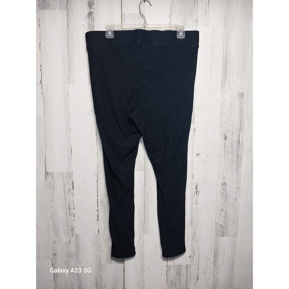 Torrid Full Length Fleece Pocket Legging 2X Black - Picture 4 of 6